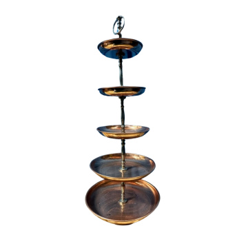 Copper 5 tier cupcake stand