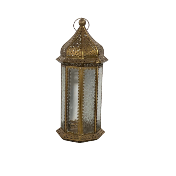 Hexagonal gold Lantern