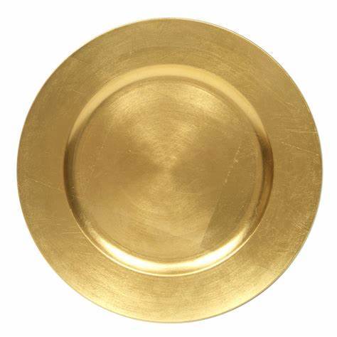 Gold Charger Plate - plain